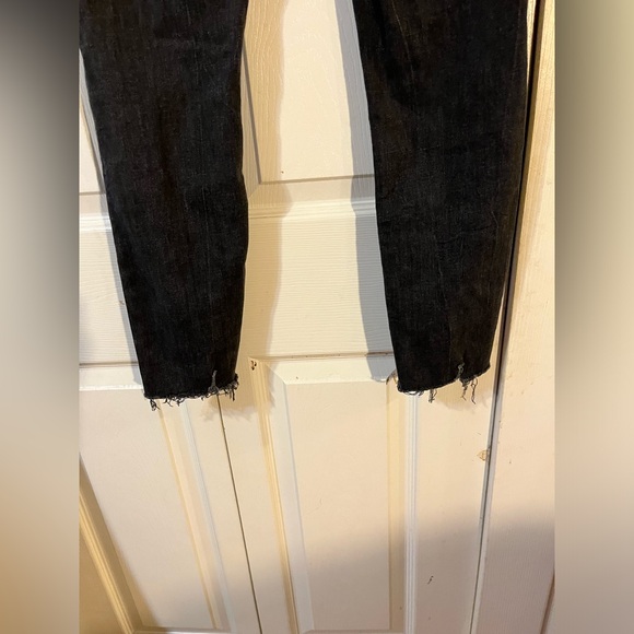 ZARA The Skinny In Pearl Black Jeans Size 4 - Picture 4 of 8